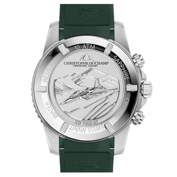 Christophe Duchamp Velocite V2 - Green Dial & FKM Rubber Strap