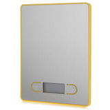 5Kg Stainless Steel Electronic Kitchen Scale 1G Graduation Backlit Lcd 5000G - Yellow