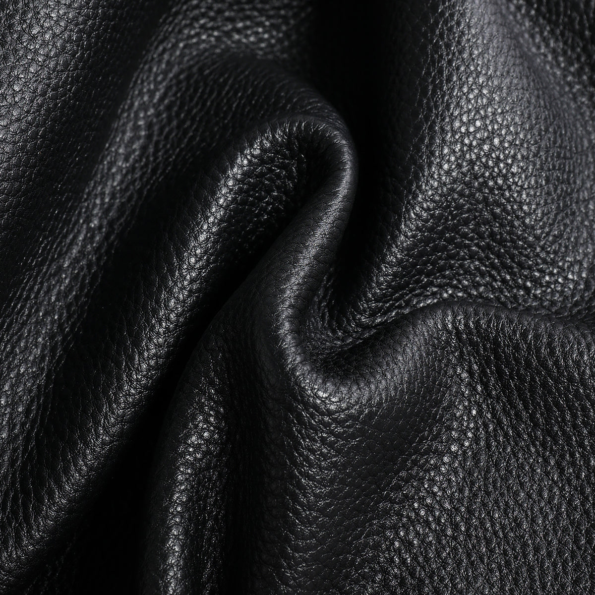 Pebbled Leather Tote Bag – Structured Cowhide Shoulder Bag