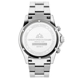 Christophe Duchamp Grand Mont - Black Dial & 316L Stainless Steel Strap
