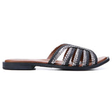Lane Slide - Black Multi