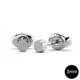 Bullion Gold Simplicity Stud Earrings 3mm
