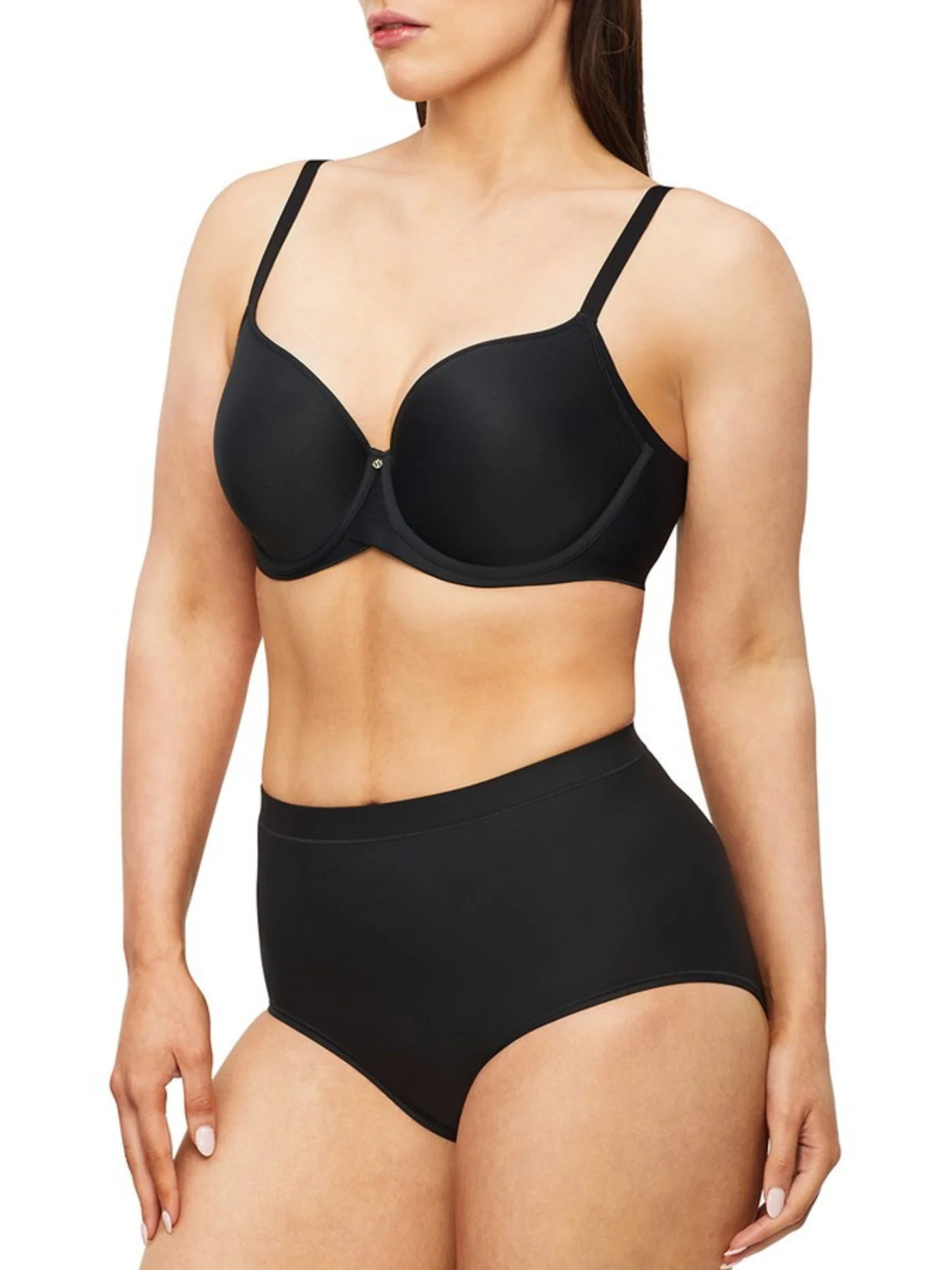 Nancy Ganz Body Sculpt Waisted Brief - Black