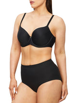 Nancy Ganz Body Sculpt Waisted Brief - Black