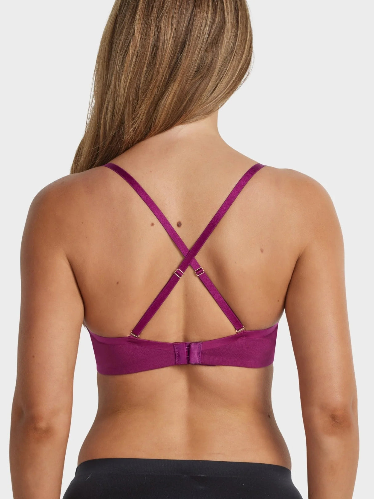 Cotton Plunge Bra