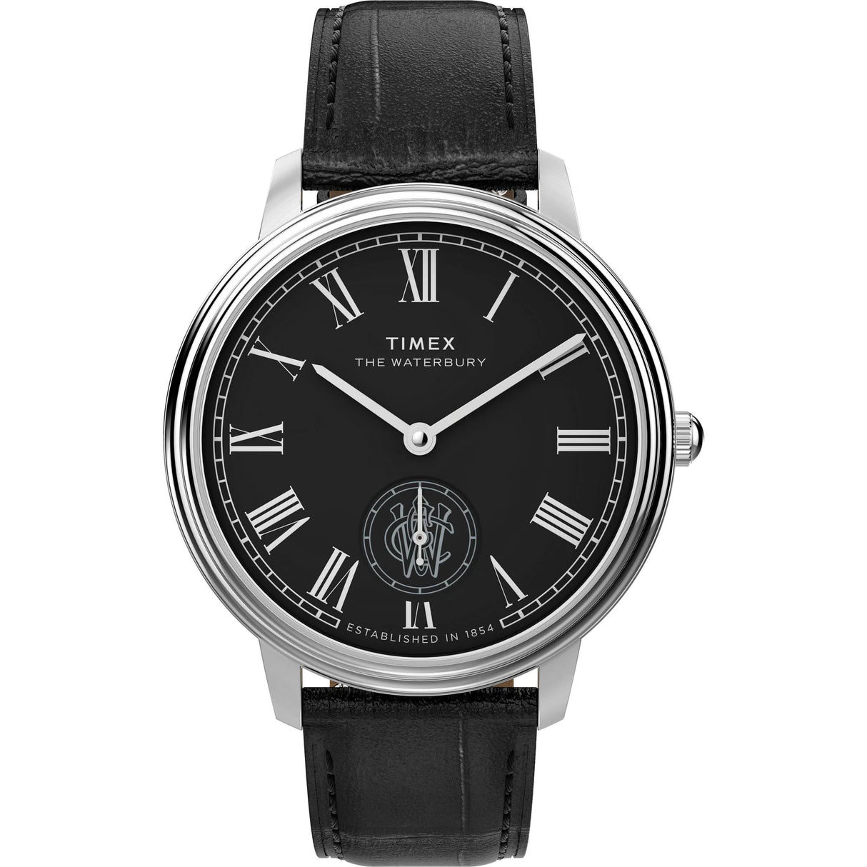 Timex Waterbury Metropolitan Sub-Second 39Mm Leather Strap Watch