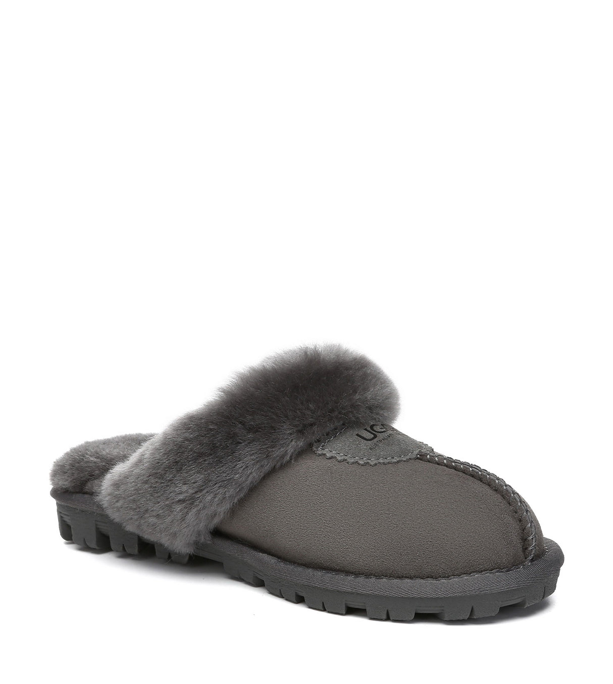 Australian Shepherd UGG Waffle Slipper - Grey