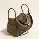 Solano Top-Grain TC Leather Shoulder Bag - Taupe