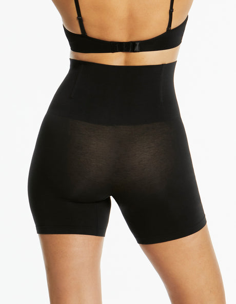 Ambra Soft Fusion Hi Waist Short - Black