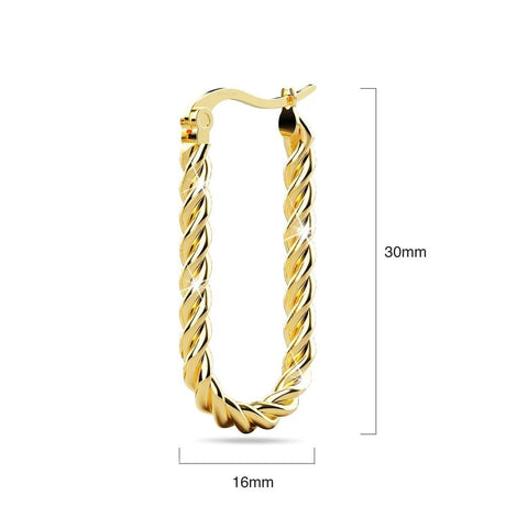 Bullion Gold Chic Gold Dangle Earrings