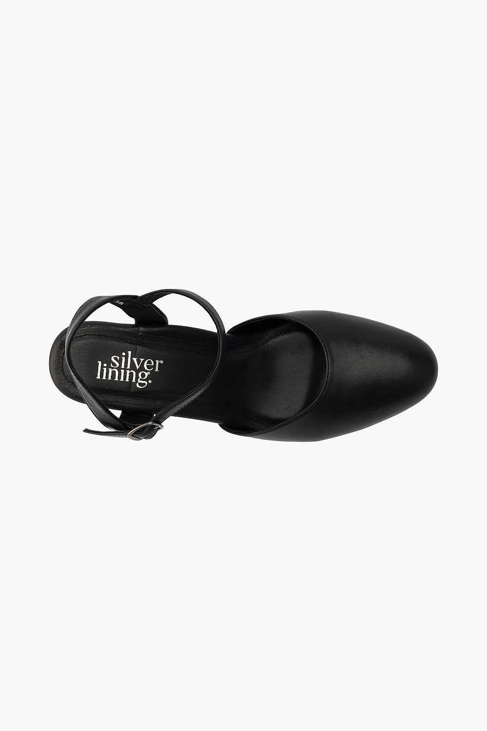 Silver Lining Paris Black Leather