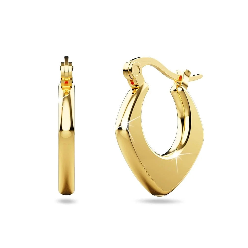 Bullion Gold Sylvia Gold Hoop Earrings