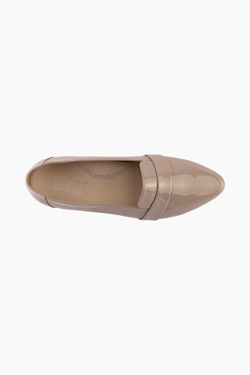 Silver Lining Clover Nude Patent