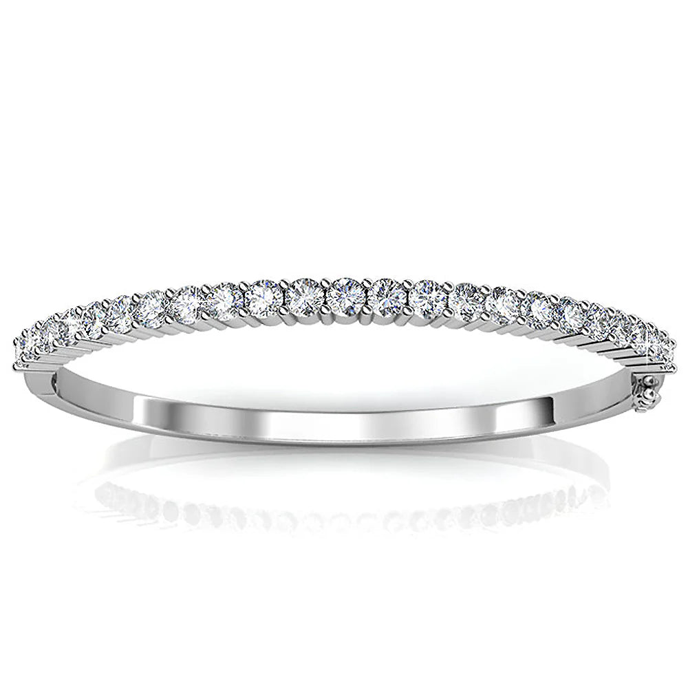 Krystal Couture Grandeur Bangle Embellished with SWAROVSKI Crystals