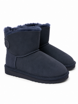 Australian Leather Ugg Classic Mini Ribbon - Navy - AU5
