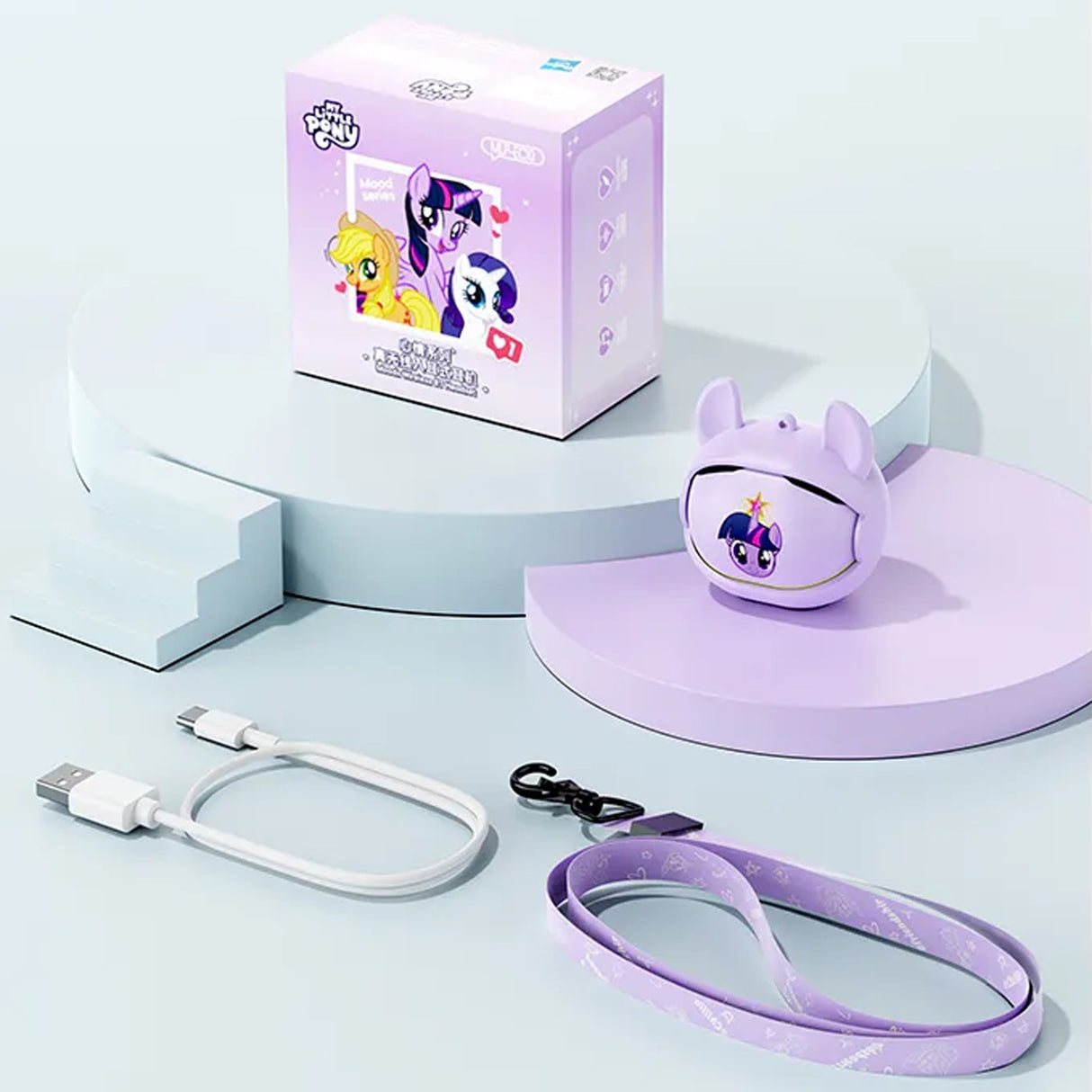 My Little Pony TWS Bluetooth Earbud Headphones Mood Series MLP-EC10 - Purple