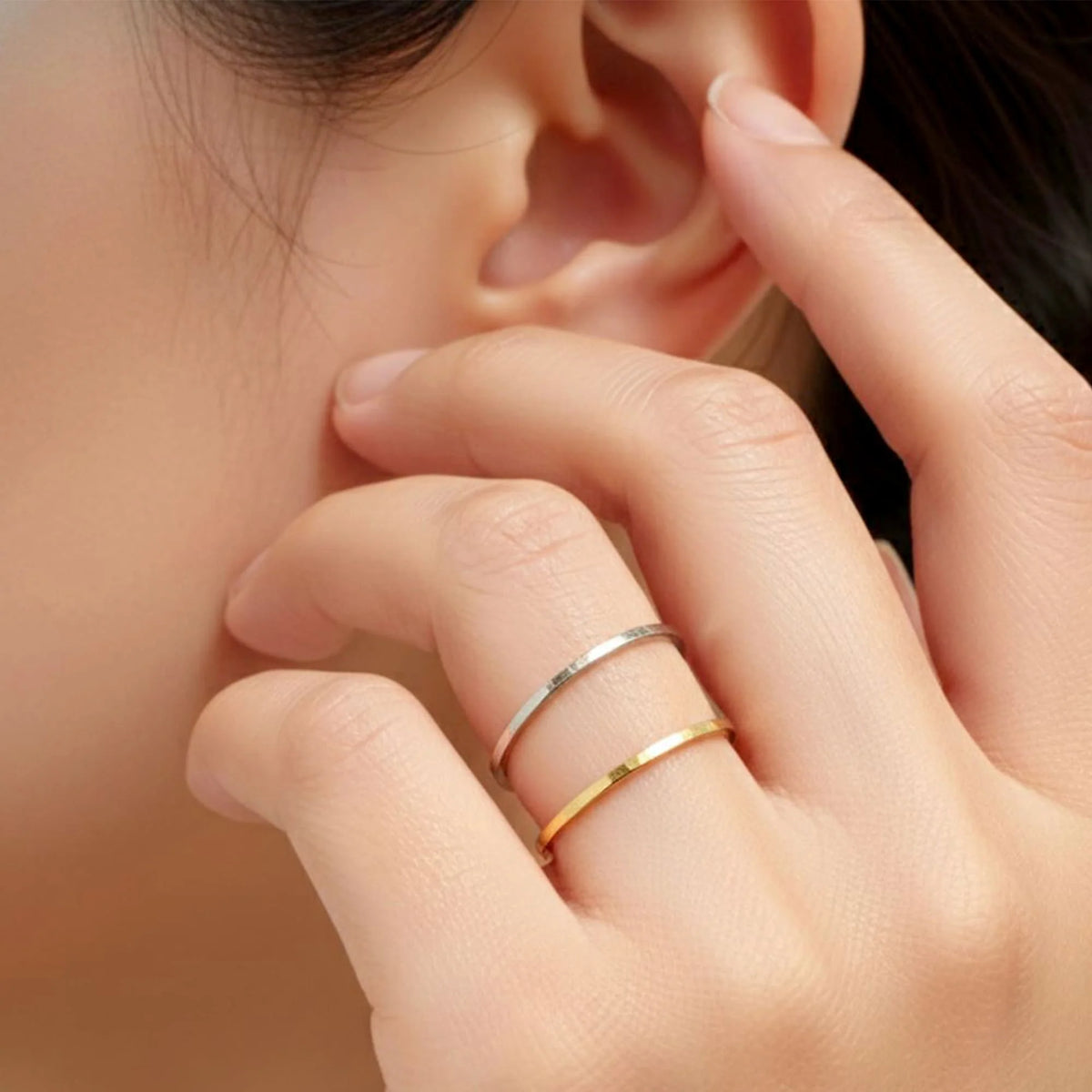 Bullion Gold Gold Simplicity Slim Ring