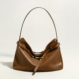 Harper Slouchy Leather Hobo Bag - Brown