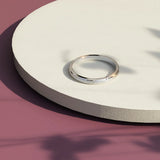 Bullion Gold Deva Glitter Textured Stacker Ring