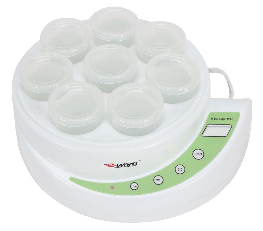 Electric Yoghurt Maker 8 Cup Digital Lcd Temp Timer 150Ml Cup X8 Xj-5K102