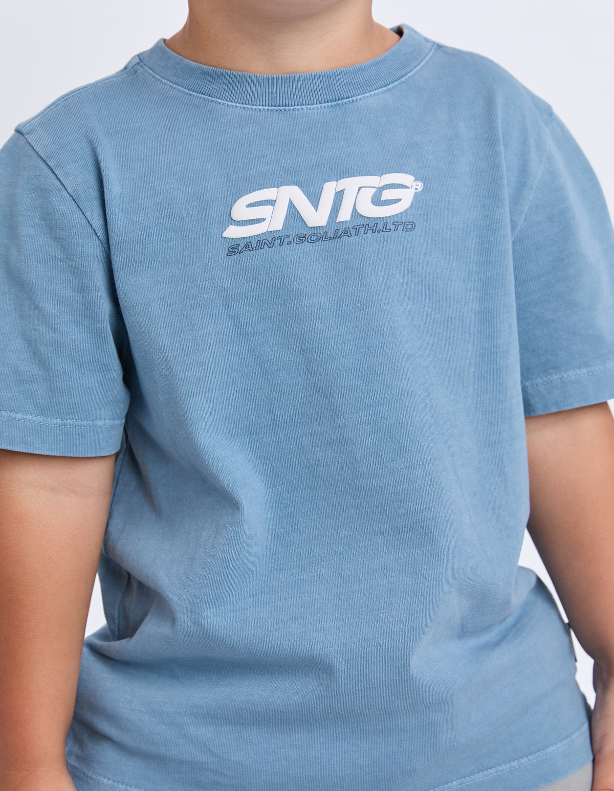 St Goliath Boys Challenger Tee - Mid Blue