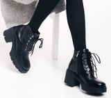 Bosccolo Womens Ankle Boots - Black