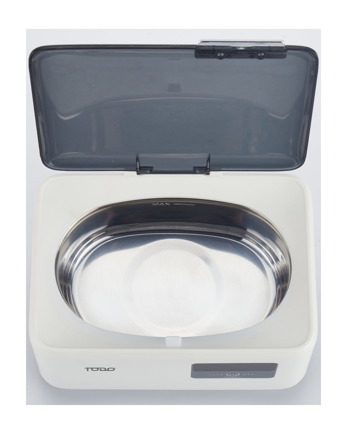 TODO Ultrasonic Cleaner Sonic Wave Jewellery Cleaner Blue LED 600ml Stainless Steel Tank 3min Cycle