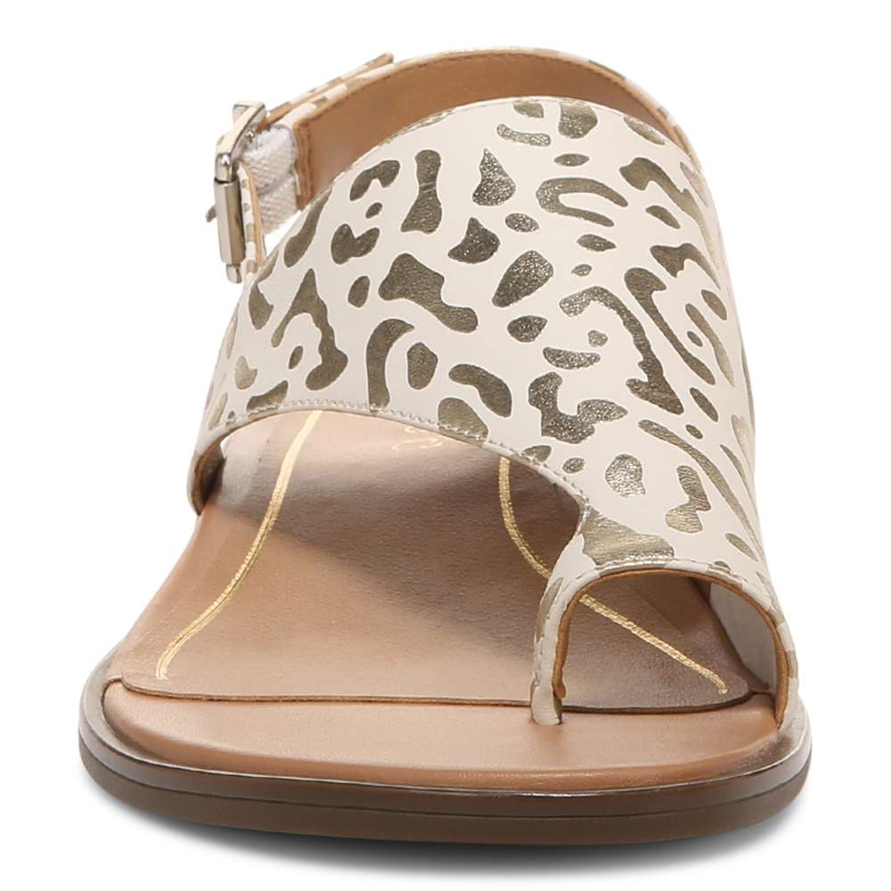 Vionic Ella Sandal - White Leopard