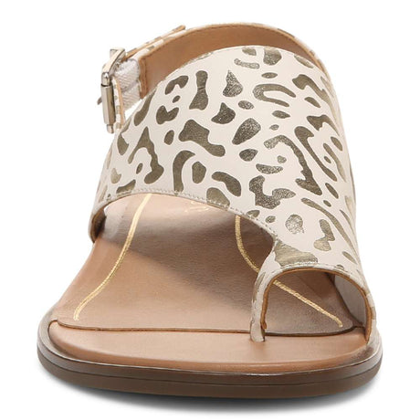 Vionic Ella Sandal - White Leopard