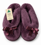 Australian Leather Ugg Classic Bow Thong Slippers - Purple - AU4