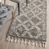 Saffron 33 Grey Runner Rug