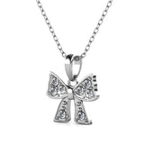 Krystal Couture Ribbon Tie Necklace Embellished with SWAROVSKI Crystals