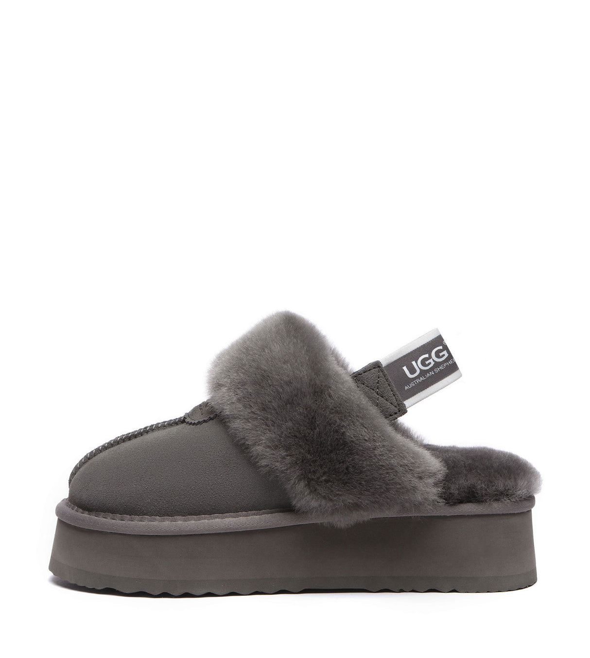 Australian Shepherd UGG Waffle Platform - Grey