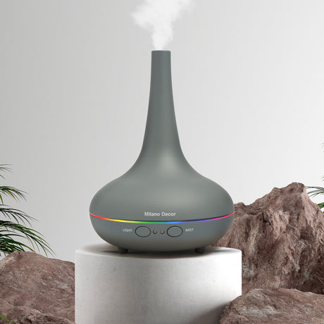 Milano Decor Ultrasonic Aroma Diffuser - Matt Grey