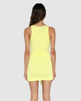 BY.DYLN Levi Dress - Yellow