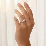 Krystal Couture Solitaire Ring Crystal Embellished with SWAROVSKI Crystals