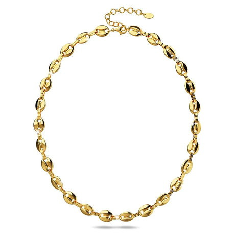 Boxed Interlock Anchor Necklace and Bracelet Set