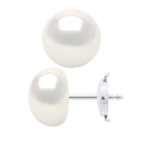 Earrings - Natural Pearl White - Longueur 18 cm