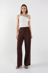 Madison The Label Zanda Pants - Choc
