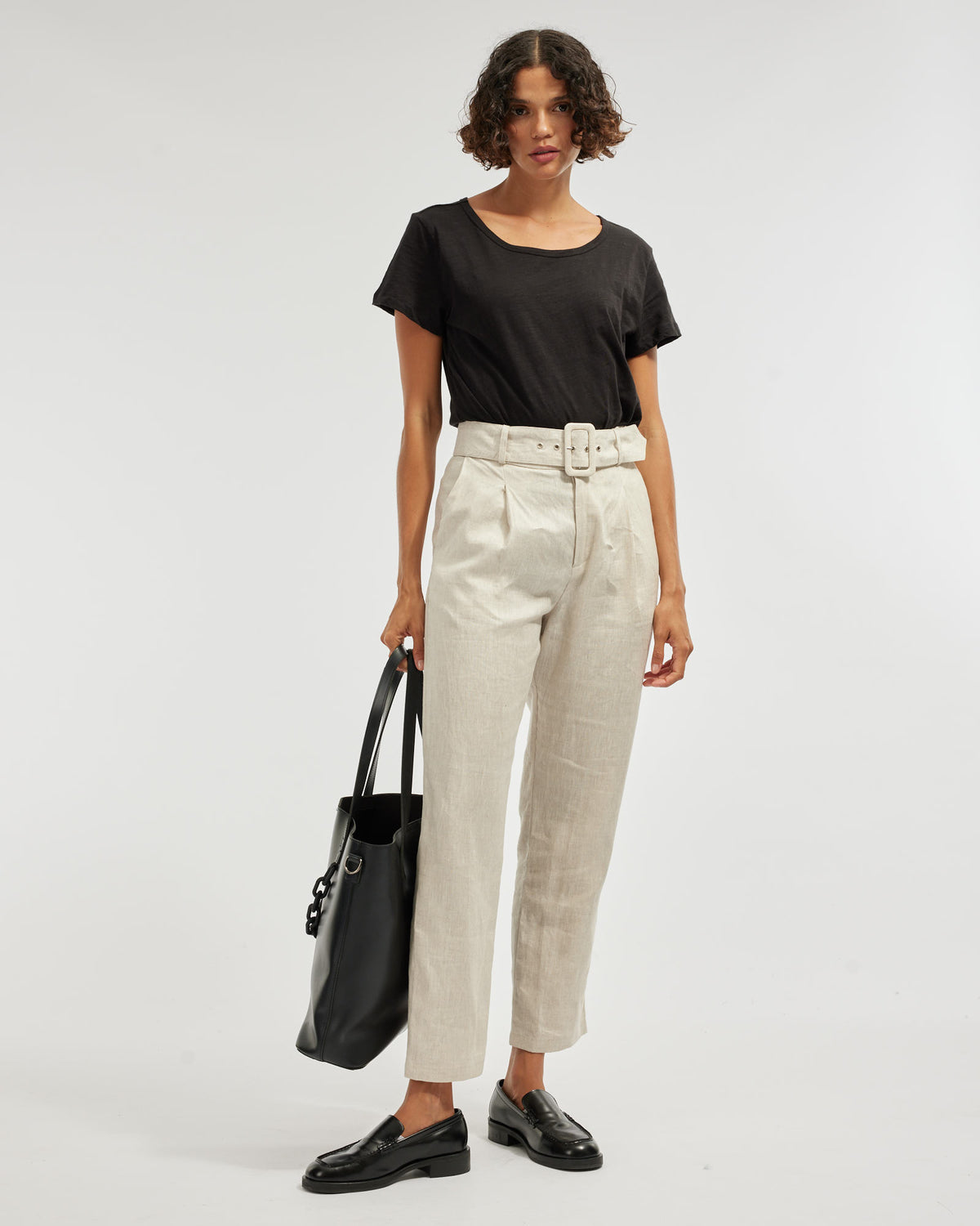 Amelius Azure Linen Pant - Natural