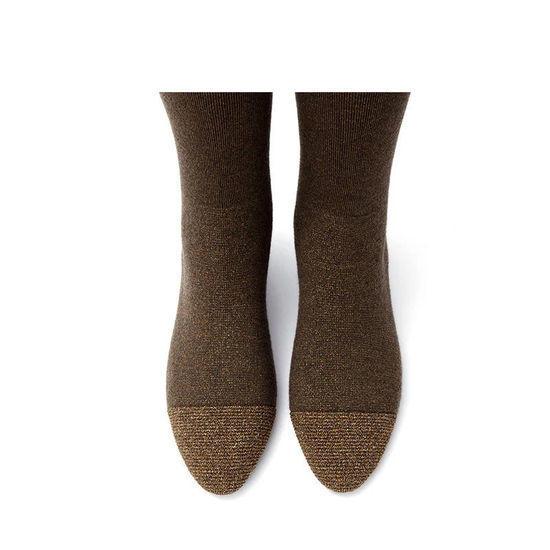 Stretch Over the Knee Boots - Coffee