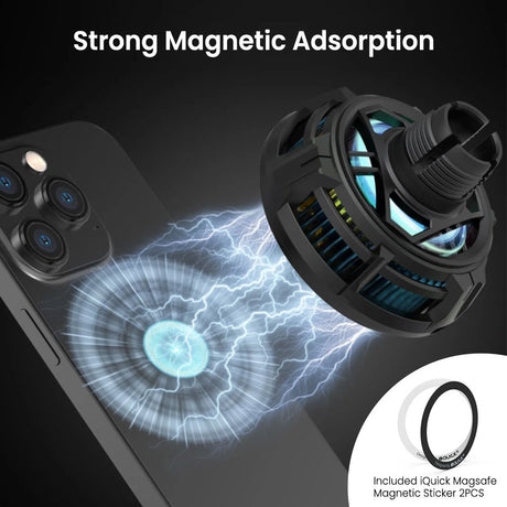 iQuick 15W Magnetic Car Mount Charger Cooling Semiconductor Radiator IC9