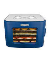 TODO 400W Food Dehydrator Stainless Steel Interior Preserve Yogurt Fruit Dryer Jerky Maker - Blue