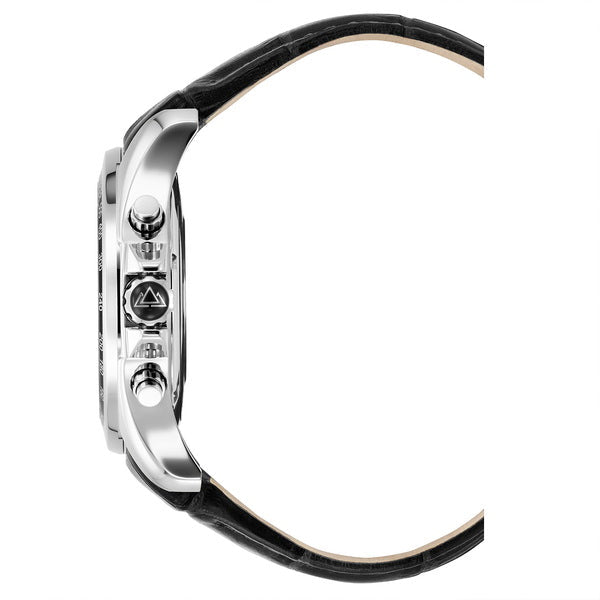 Christophe Duchamp Volcan - Black Dial & Italian Leather Strap