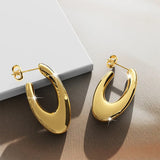 Bullion Gold Bright Gold Hoop Earrings