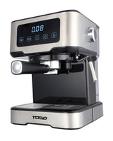 TODO Espresso Coffee Machine Maker Automatic Touch Control LED Display 15 Bar Pump 1.5L
