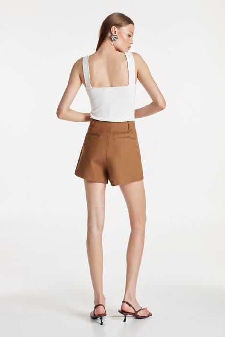 Madison The Label Val Knit Top - White