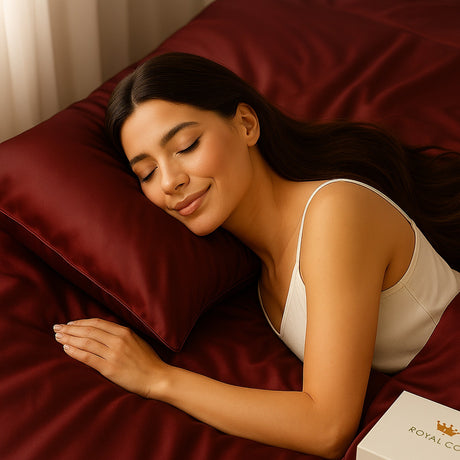Pure Silk Pillowcase - Single Pack - Malaga Wine