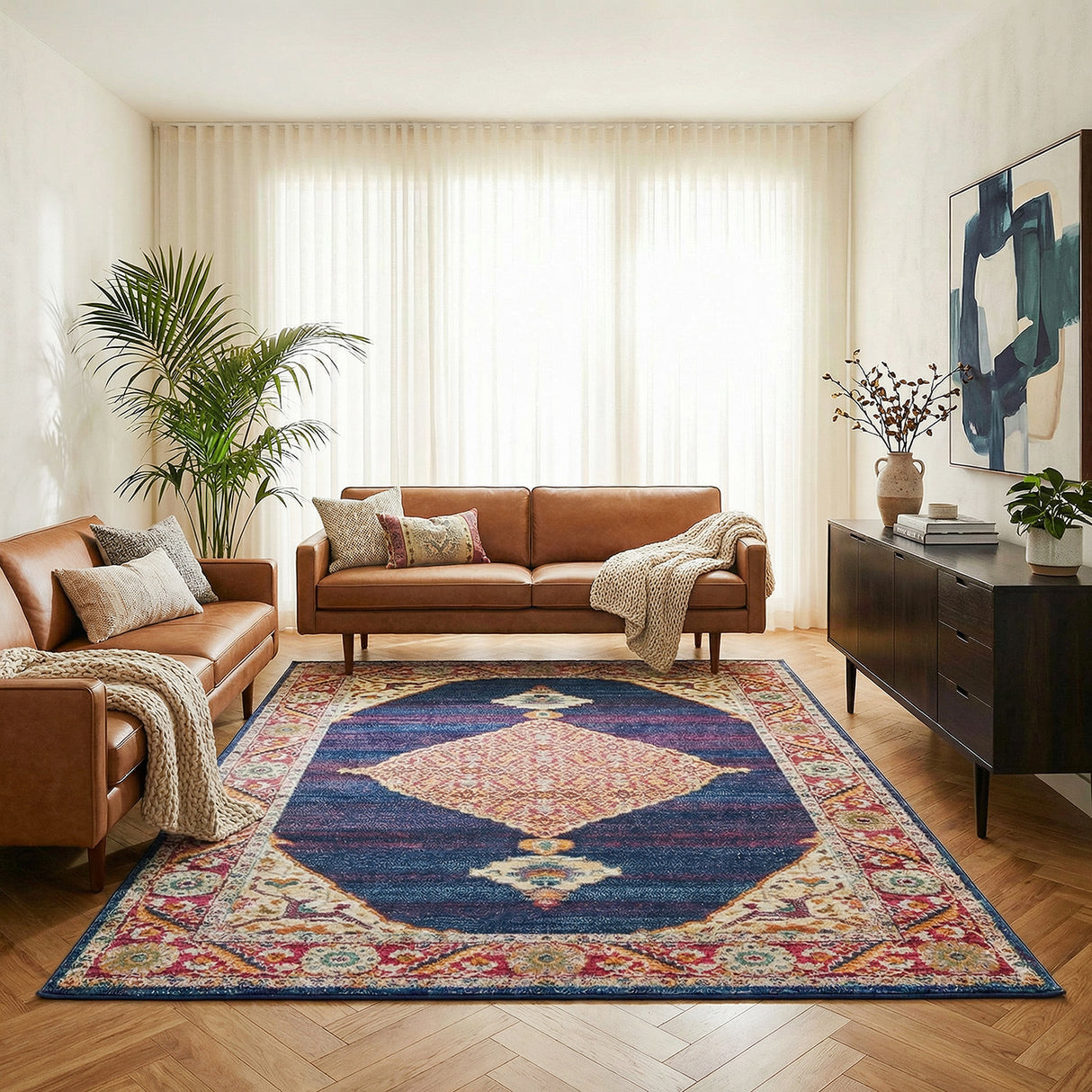 Century 966 Royal Blue Rug