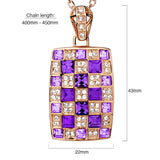 Krystal Couture Rainbow Queen Necklace Spring Embellished with SWAROVSKI Crystals